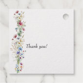 Étiquette-cadeau Fleur du Jardin français (Dos)