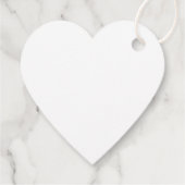 Étiquette Cadeau Fleur Rose Merci (Dos)