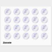 Étiquette Cadeau Flocons de Neige Danseurs (Feuille)