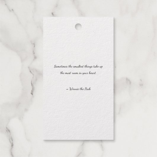 Étiquette cadeau Foil (Verso)