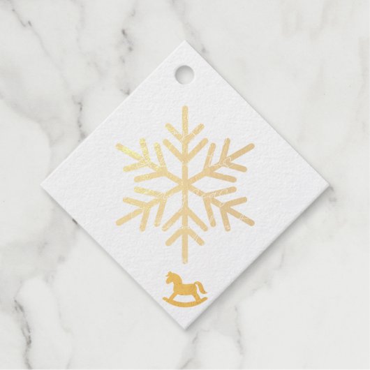 Étiquette-cadeau Foil Invitation (Devant)