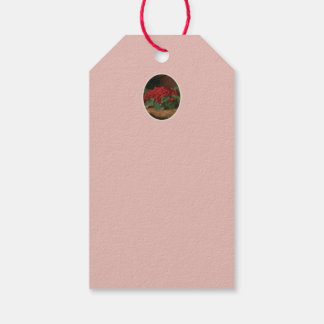 Étiquette cadeau framboise