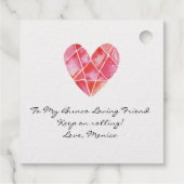 Étiquette-cadeau Funny Bunco Player Retro Vintage (Dos)