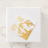 Étiquette-cadeau Funny Bunco Player Retro Vintage (Avec boite)