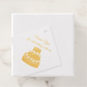 Étiquette-cadeau Gâteau de Mariage à Étages (Avec boite)