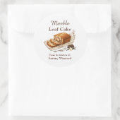 Étiquette Cadeau Gâteau Marbré (Sac)