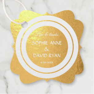 Étiquette-cadeau Glamour Art Déco Gatsby
