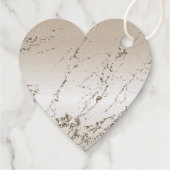 Étiquette-cadeau Glitz Or (Dos)