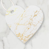 Étiquette-cadeau Glitz Or (Devant)