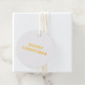 ÉTIQUETTE-CADEAU GOLD MERRY NOËL BALISES DE FAVEUR SIMPLES (Avec boite)