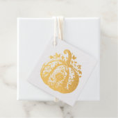 Étiquette-cadeau Golden Pumpkin (Avec boite)