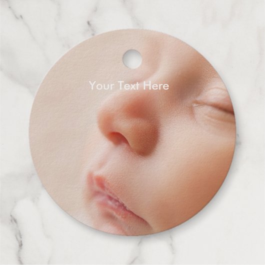 Étiquette-cadeau Golden Shimmer Photo géométrique Real Gold Foil (Dos)