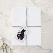 Étiquette cadeau gothique Black Cat (Avec de la ficelle)