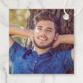 Étiquette-cadeau Gradué Moderne 2025 Foil (Dos)