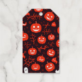 Étiquette cadeau Halloween avec design Éffrayant! (Verso)