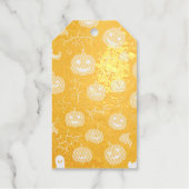 Étiquette cadeau Halloween avec design Éffrayant! (Recto)