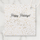 Étiquette-cadeau Happy Holidays! (Dos)