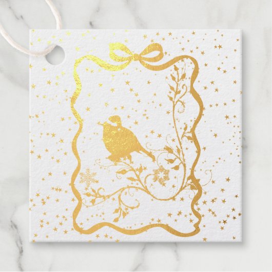 Étiquette-cadeau Happy Holidays! (Devant)