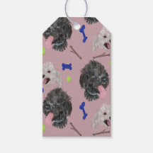 Étiquette cadeau Happy Paws