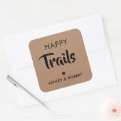 Étiquette cadeau Happy Trails, Étiquette mélange d (Enveloppe)