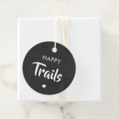 Étiquette cadeau Happy Trails, Noix & mélange de r (En situation)