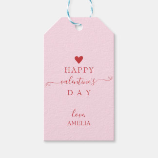 Étiquette cadeau Heureuse Sainte-Valentin