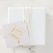 Étiquette-cadeau I Love Animate (Avec boite)