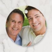 Étiquette-cadeau Infligé avec Amour Mariage gay avec photo (Dos)