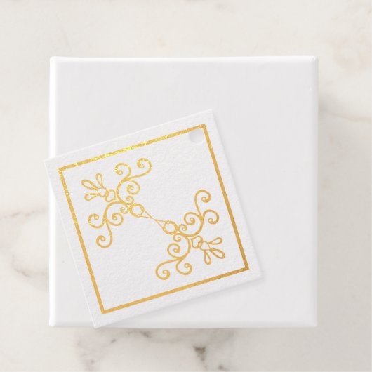 Étiquette-cadeau Inséparables (Avec boite)