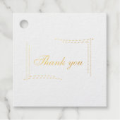 Étiquette-cadeau invitation de mariage (Devant)