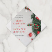 Étiquette-cadeau Invitation en aluminium (Dos)