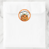 Étiquette cadeau Jack-O-Lantern (Sac)