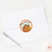Étiquette cadeau Jack-O-Lantern (Enveloppe)
