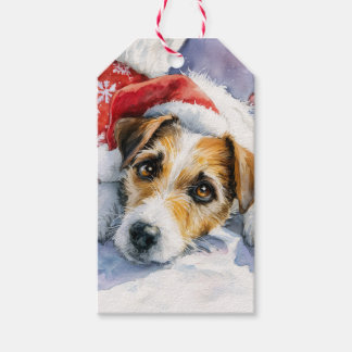 Étiquette cadeau Jack Russell