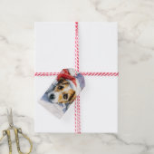 Étiquette cadeau Jack Russell (Avec de la ficelle)