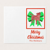 Étiquette cadeau Jack Russell Terrier Christmas Ch (Outside Unfolded)