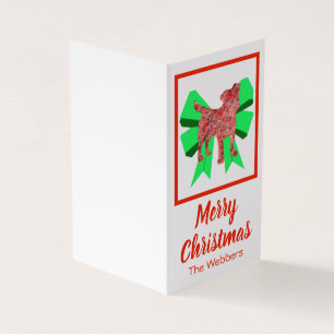 Étiquette cadeau Jack Russell Terrier Christmas Ch