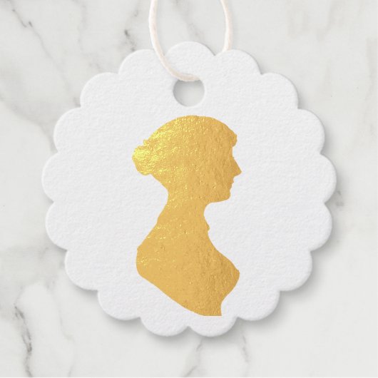 Étiquette-cadeau Jane Austen (Devant)