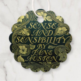 Étiquette-cadeau Jane Austen
