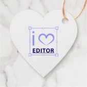 Étiquette-cadeau Je suis rédacteur (Dos)