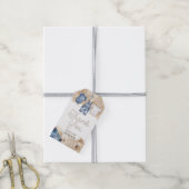 Étiquette Cadeau Jean Bleu Denim (Avec de la ficelle)