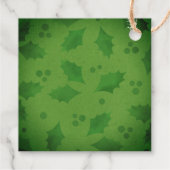 Étiquette-cadeau Joy Gold Foil Misteltoe Joyeux Noël (Dos)