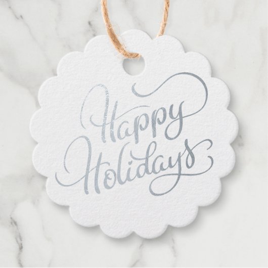 Étiquette-cadeau Joyeuses fêtes (Devant)