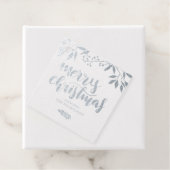 Étiquette-cadeau Joyeux Noël Élégant Script moderne | Berry (Avec boite)