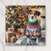 Étiquette-cadeau Joyeux Noël photo (Dos)