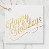 Étiquette-cadeau Joyeux vacances (Devant)