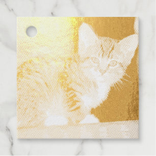 Étiquette-cadeau Kitten