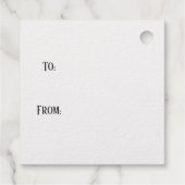 Étiquette-cadeau Kitten (Dos)