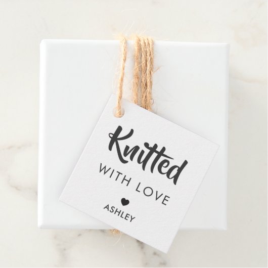 Étiquette cadeau, Kraft (En situation)