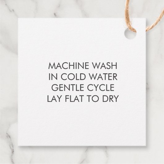 Étiquette cadeau, Kraft (Dos)